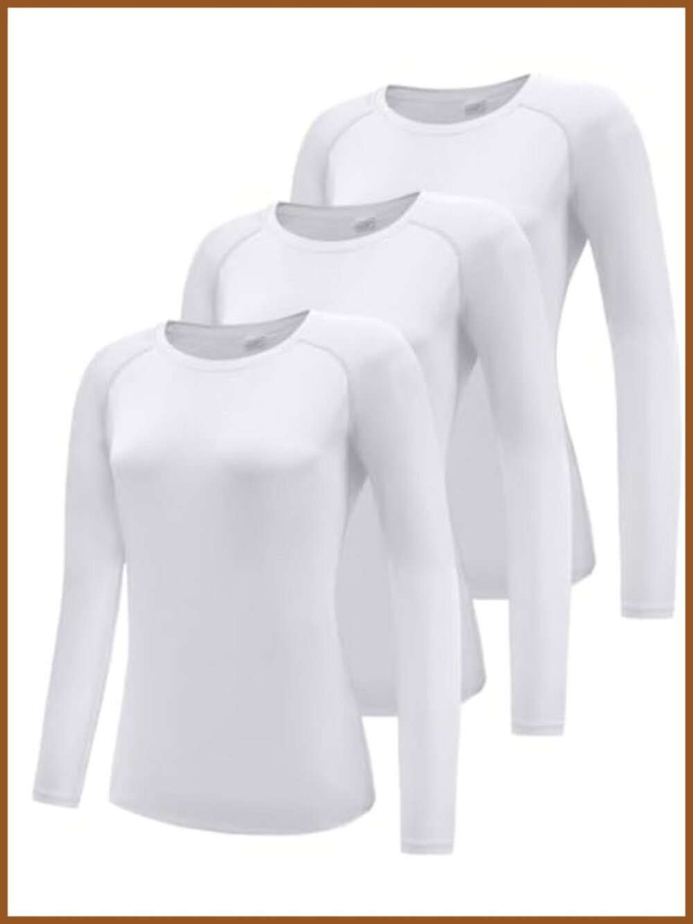 Women's Long Sleeve Quick Dry UPF 50+ Sun Protection Athletic Gym Yoga T-Shirt